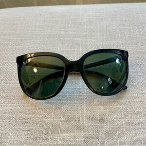 Women’s Ray-Ban RB4126 Black Round Sunglasses